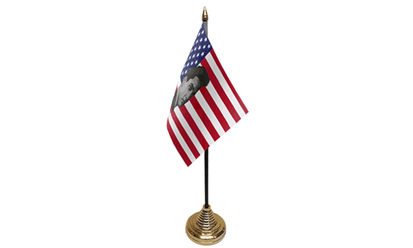 USA Elvis Table Flags